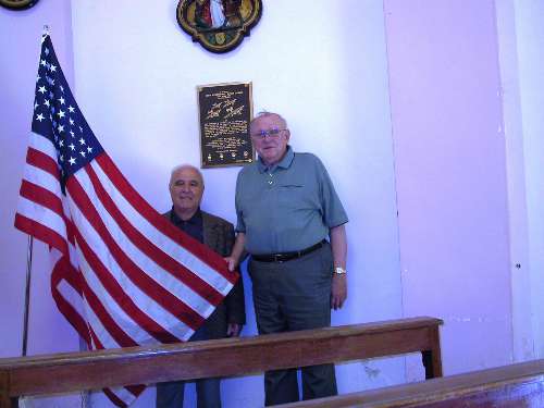 Plaque chapel Mario Capacefala Lashinsky